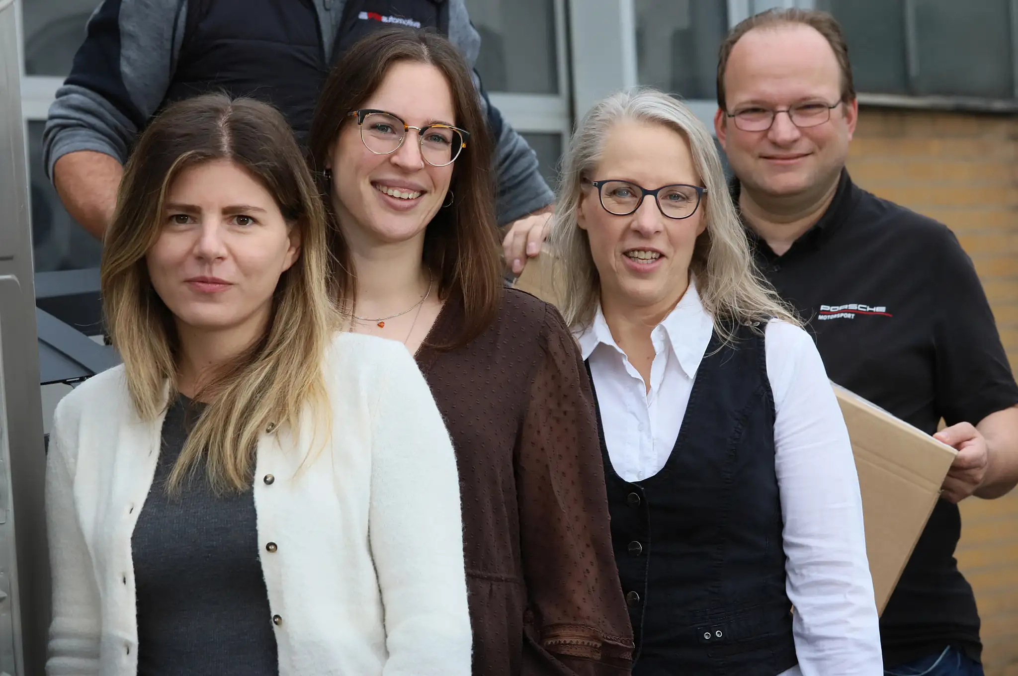 Marija Pavlovic, Celine Haust, Carmen Seifert und Andreas Heller