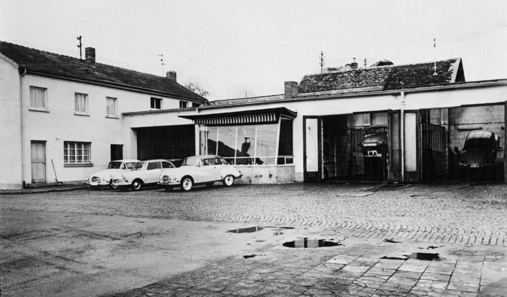Werkstatt im Jahr 1955